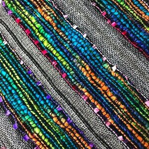 NWOT Collection Eighteen Multicolor Shimmer Infinity Scarf